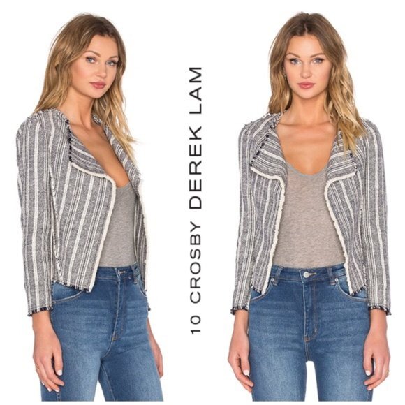 10 Crosby Derek Lam Jackets & Blazers - Derek Lam Open Midnight Blazer NWT